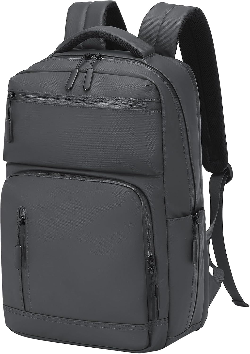 Waterproof Laptop Backpack for Men & Women, Flight Approved Anti-Theft Daypack with 15.6-inch Laptop Sleeve (Gray)